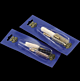 Set 3 scovoli cal 31/40 (bronzo-lana-crine) filetto femmina